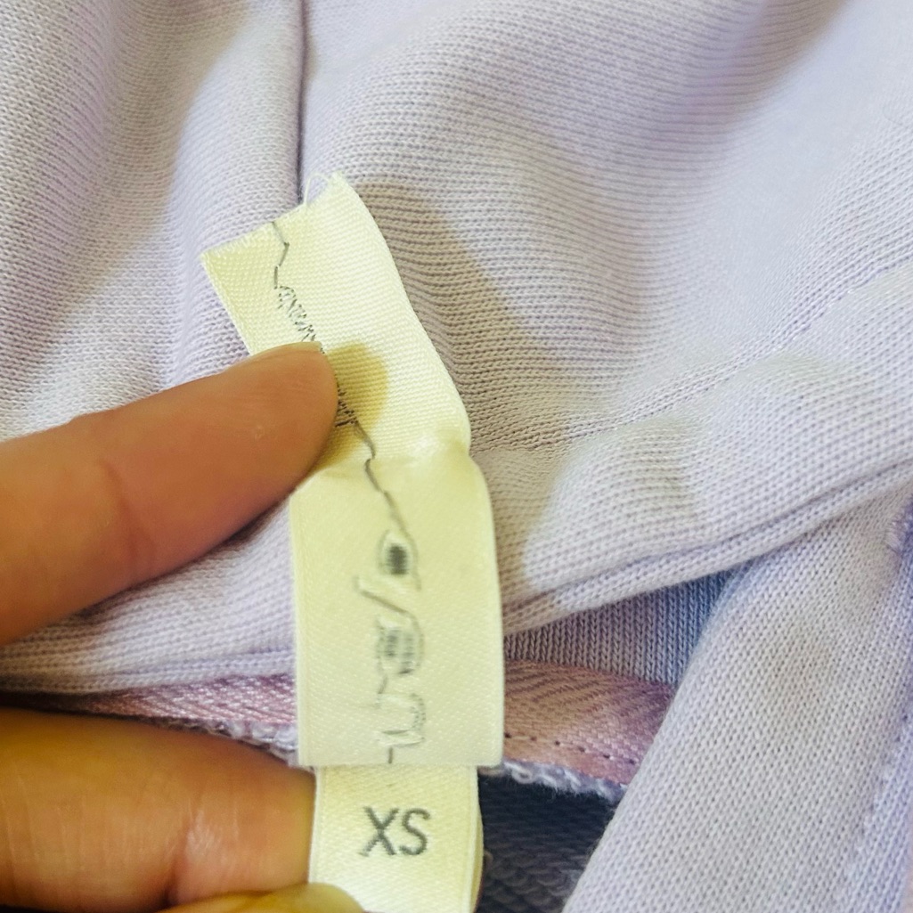 Nwot Nap Loungewear Pullover Sweatshirt Hoodie Dress Purple Lilac Xs — image 8 of 8